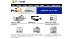 Desktop Screenshot of jtm-printer.com